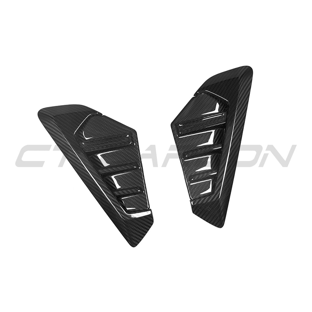 BMW G05 X5 2023+ (LCI) CARBON FIBRE FENDER TRIM-Accessories-CT CARBON-CT Carbon - High-quality carbon fiber and gloss black aerodynamic parts for premium sports and luxury vehicles.