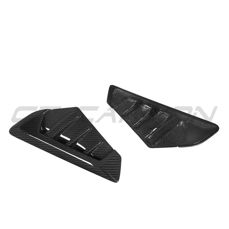 BMW G05 X5 2023+ (LCI) CARBON FIBRE FENDER TRIM-Accessories-CT CARBON-CT Carbon - High-quality carbon fiber and gloss black aerodynamic parts for premium sports and luxury vehicles.