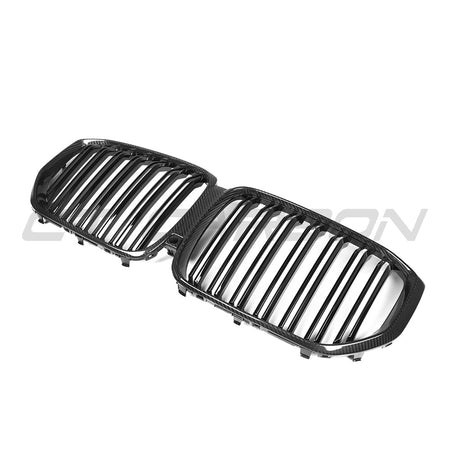 BMW G05 X5 F95 X5M 2019-2022 (PRE-LCI) CARBON FIBRE GRILLE-Grille-CT CARBON-CT Carbon - High-quality carbon fiber and gloss black aerodynamic parts for premium sports and luxury vehicles.