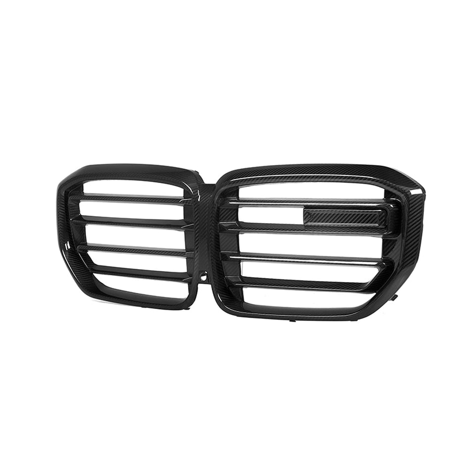 BMW G05 X5 (LCI) CARBON FIBRE GRILLE-Grille-CT CARBON-CT Carbon - High-quality carbon fiber and gloss black aerodynamic parts for premium sports and luxury vehicles.