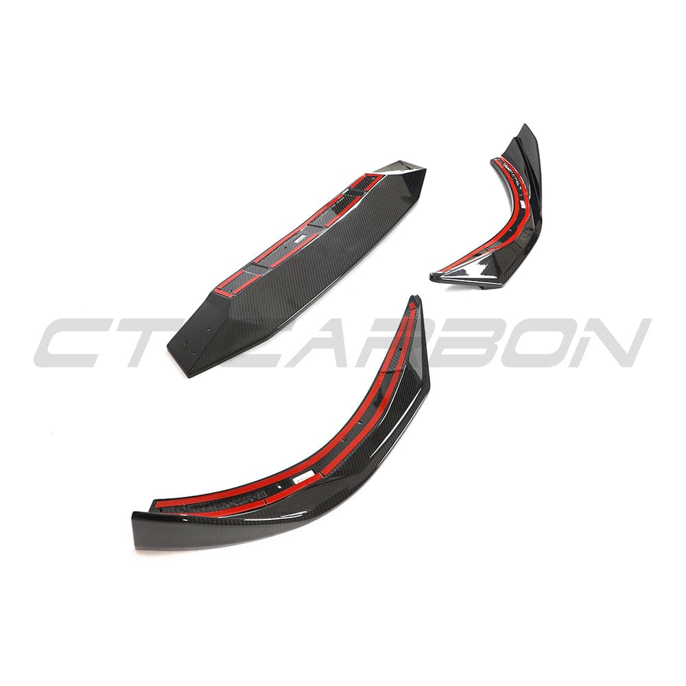 CT CARBON Side Skirts BMW G42 2 SERIES CARBON FIBRE SPLITTER - CT DESIGN