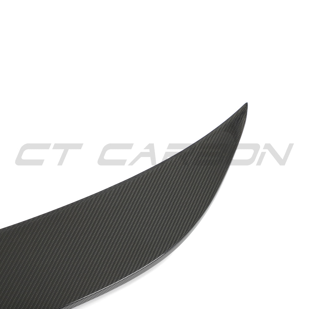 BMW G80 M3 & G20 3 SERIES CARBON FIBRE SPOILER - CT DESIGN V2-Spoiler-CT CARBON-CT Carbon - High-quality carbon fiber and gloss black aerodynamic parts for premium sports and luxury vehicles.