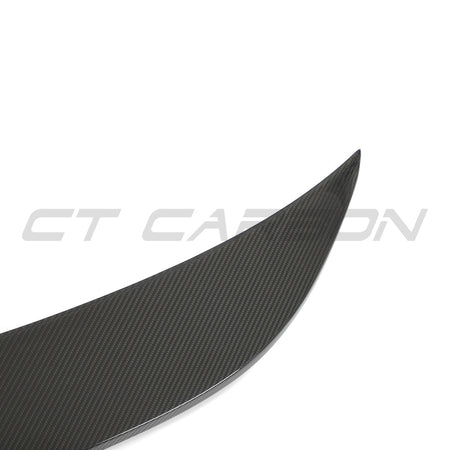 BMW G80 M3 & G20 3 SERIES CARBON FIBRE SPOILER - CT DESIGN V2-Spoiler-CT CARBON-CT Carbon - High-quality carbon fiber and gloss black aerodynamic parts for premium sports and luxury vehicles.