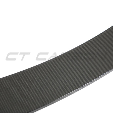 BMW G80 M3 & G20 3 SERIES CARBON FIBRE SPOILER - CT DESIGN V2-Spoiler-CT CARBON-CT Carbon - High-quality carbon fiber and gloss black aerodynamic parts for premium sports and luxury vehicles.