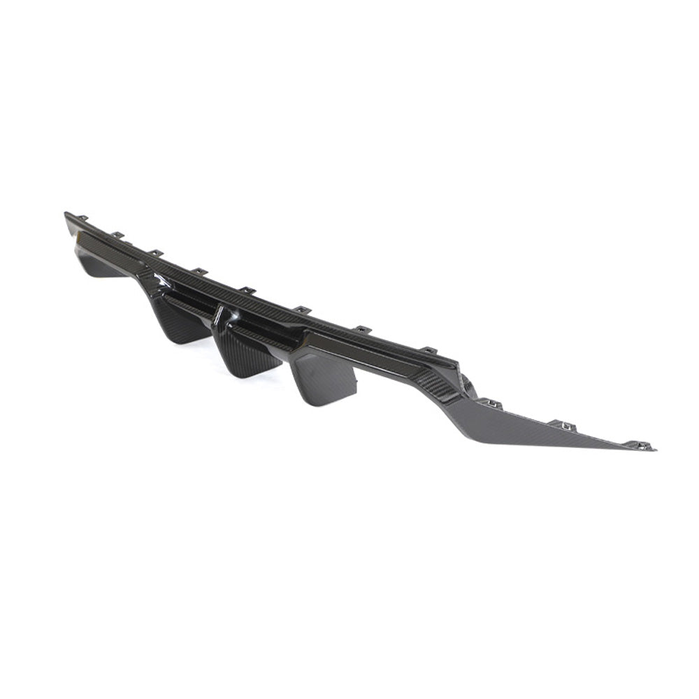BMW G87 M2 CARBON FIBRE DIFFUSER - CT DESIGN-Diffuser-CT CARBON-CT Carbon - High-quality carbon fiber and gloss black aerodynamic parts for premium sports and luxury vehicles.