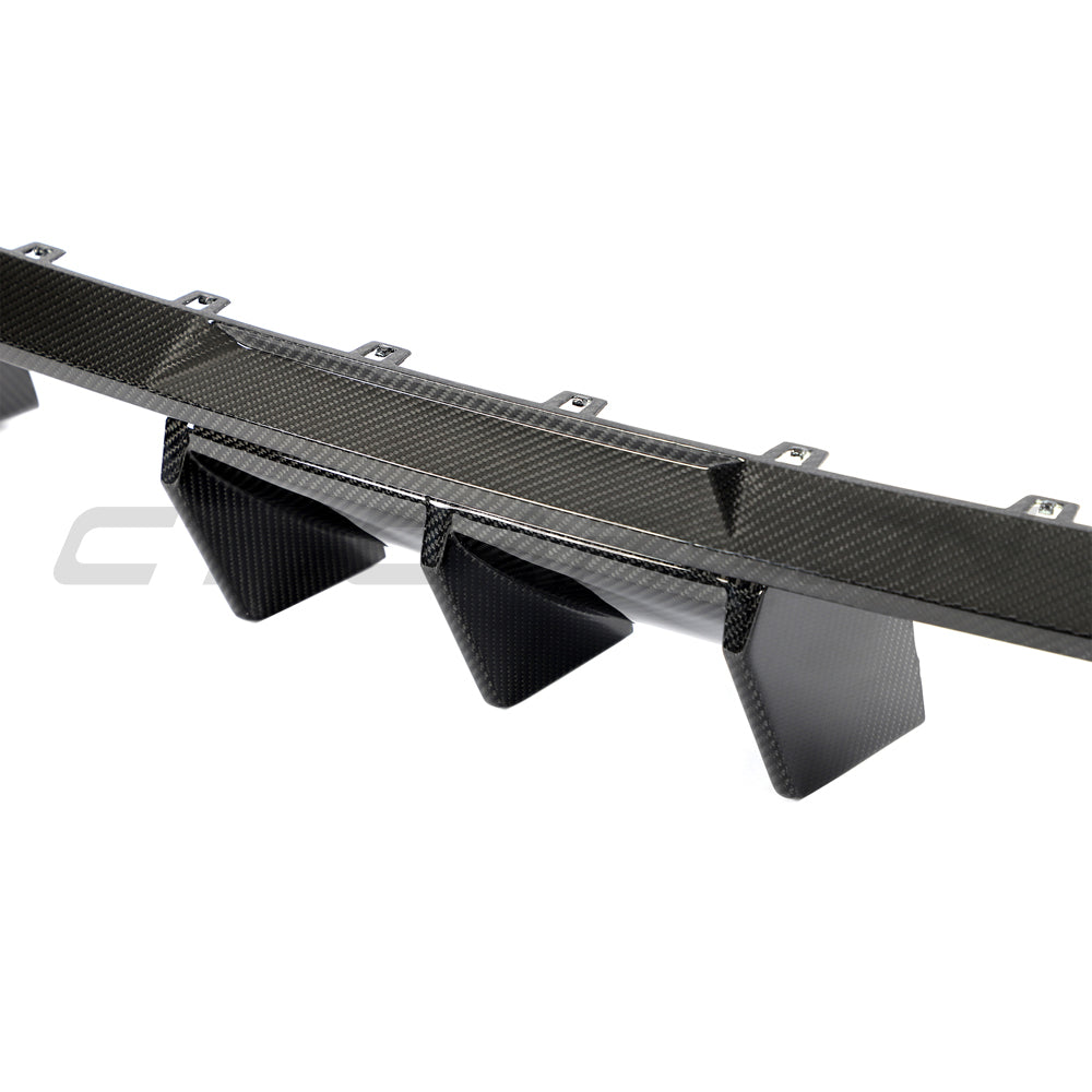 BMW G87 M2 CARBON FIBRE DIFFUSER V2 - CT DESIGN-Diffuser-CT CARBON-CT Carbon - High-quality carbon fiber and gloss black aerodynamic parts for premium sports and luxury vehicles.