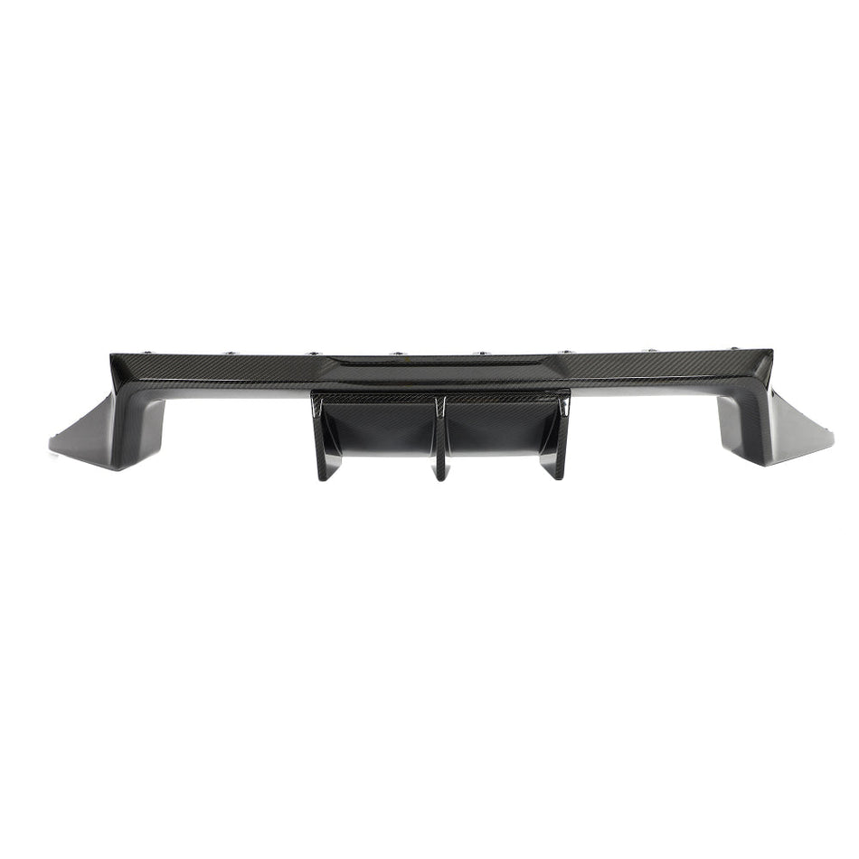 BMW G87 M2 CARBON FIBRE DIFFUSER V2 - CT DESIGN-Diffuser-CT CARBON-CT Carbon - High-quality carbon fiber and gloss black aerodynamic parts for premium sports and luxury vehicles.