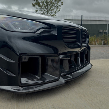 BMW G87 M2 CARBON FIBRE DUCTS - CT DESIGN-Accessories-CT CARBON-CT Carbon - High-quality carbon fiber and gloss black aerodynamic parts for premium sports and luxury vehicles.