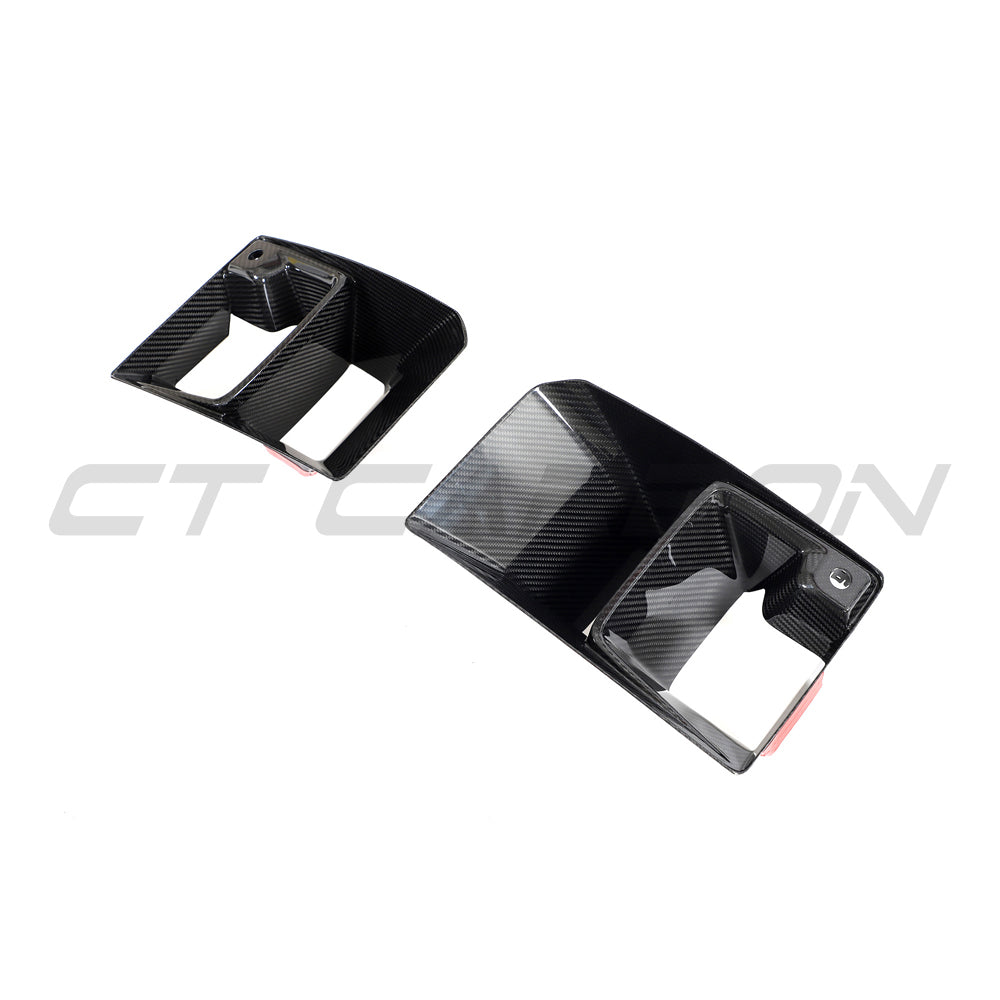 BMW G87 M2 CARBON FIBRE DUCTS - CT DESIGN-Accessories-CT CARBON-CT Carbon - High-quality carbon fiber and gloss black aerodynamic parts for premium sports and luxury vehicles.
