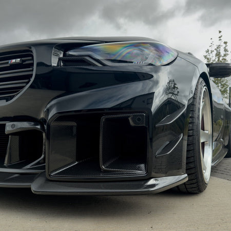 BMW G87 M2 CARBON FIBRE DUCTS - CT DESIGN-Accessories-CT CARBON-CT Carbon - High-quality carbon fiber and gloss black aerodynamic parts for premium sports and luxury vehicles.