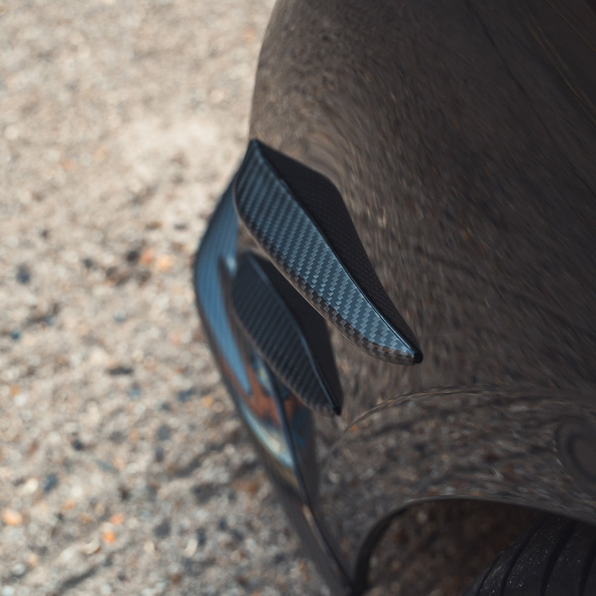 BMW G87 M2 CARBON FIBRE FRONT BUMPER CANARDS-Accessories-CT CARBON-CT Carbon - High-quality carbon fiber and gloss black aerodynamic parts for premium sports and luxury vehicles.