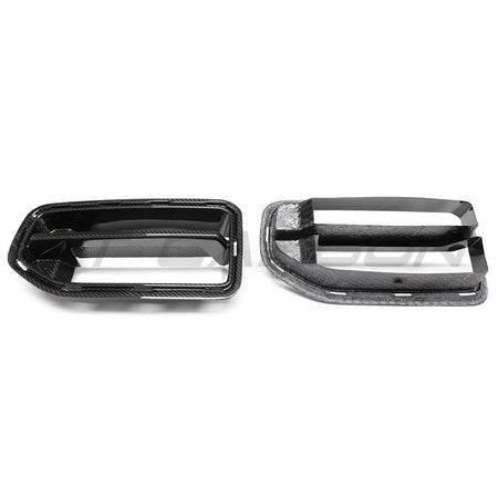 BMW G87 M2 CARBON FIBRE FRONT GRILLE-Accessories-CT CARBON-CT Carbon - High-quality carbon fiber and gloss black aerodynamic parts for premium sports and luxury vehicles.