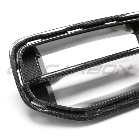 BMW G87 M2 CARBON FIBRE FRONT GRILLE-Accessories-CT CARBON-CT Carbon - High-quality carbon fiber and gloss black aerodynamic parts for premium sports and luxury vehicles.