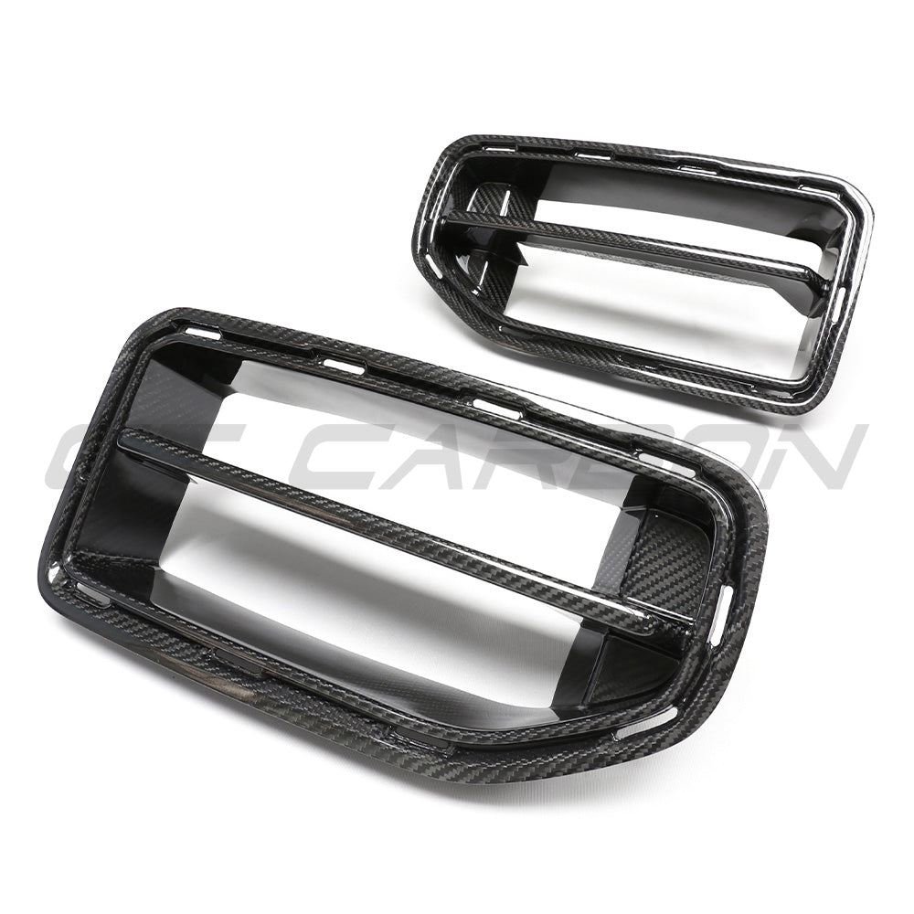 BMW G87 M2 CARBON FIBRE FRONT GRILLE-Accessories-CT CARBON-CT Carbon - High-quality carbon fiber and gloss black aerodynamic parts for premium sports and luxury vehicles.