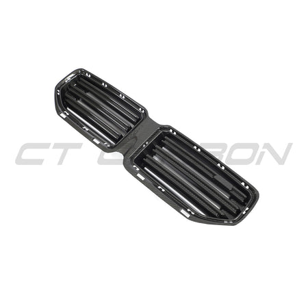 BMW G87 M2 CARBON FIBRE FRONT GRILLE - CT DESIGN-Accessories-CT CARBON-CT Carbon - High-quality carbon fiber and gloss black aerodynamic parts for premium sports and luxury vehicles.