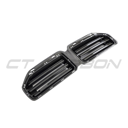 BMW G87 M2 CARBON FIBRE FRONT GRILLE - CT DESIGN-Accessories-CT CARBON-CT Carbon - High-quality carbon fiber and gloss black aerodynamic parts for premium sports and luxury vehicles.