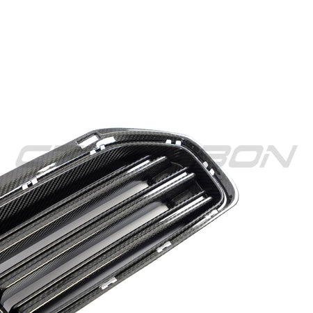 BMW G87 M2 CARBON FIBRE FRONT GRILLE - CT DESIGN-Accessories-CT CARBON-CT Carbon - High-quality carbon fiber and gloss black aerodynamic parts for premium sports and luxury vehicles.