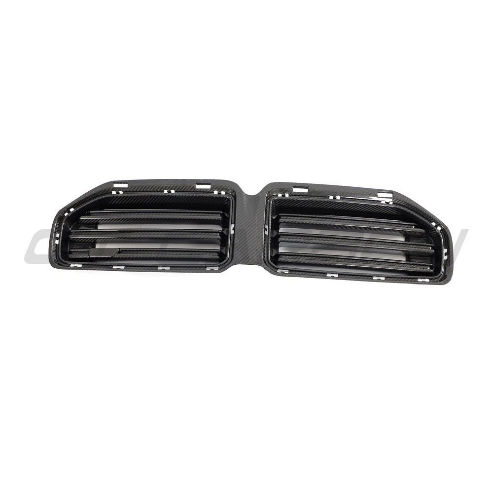 BMW G87 M2 CARBON FIBRE FRONT GRILLE - CT DESIGN-Accessories-CT CARBON-CT Carbon - High-quality carbon fiber and gloss black aerodynamic parts for premium sports and luxury vehicles.