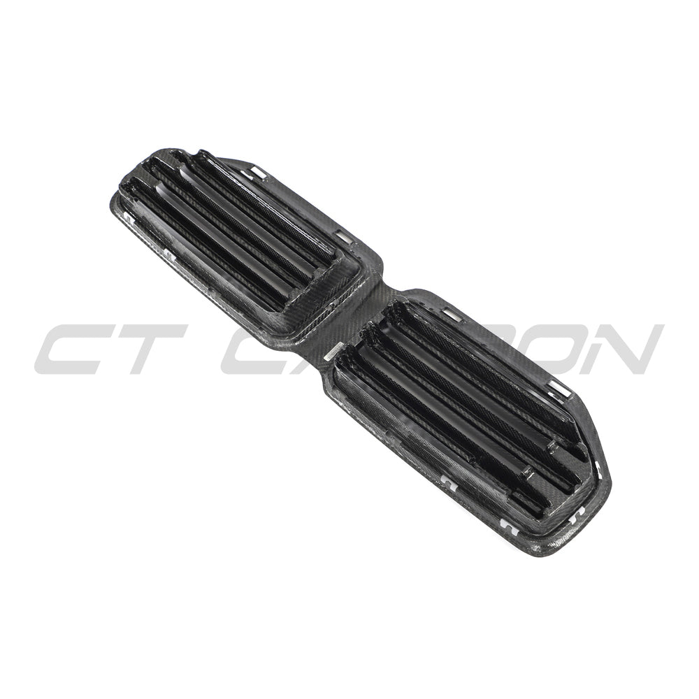 BMW G87 M2 CARBON FIBRE FRONT GRILLE - CT DESIGN-Accessories-CT CARBON-CT Carbon - High-quality carbon fiber and gloss black aerodynamic parts for premium sports and luxury vehicles.