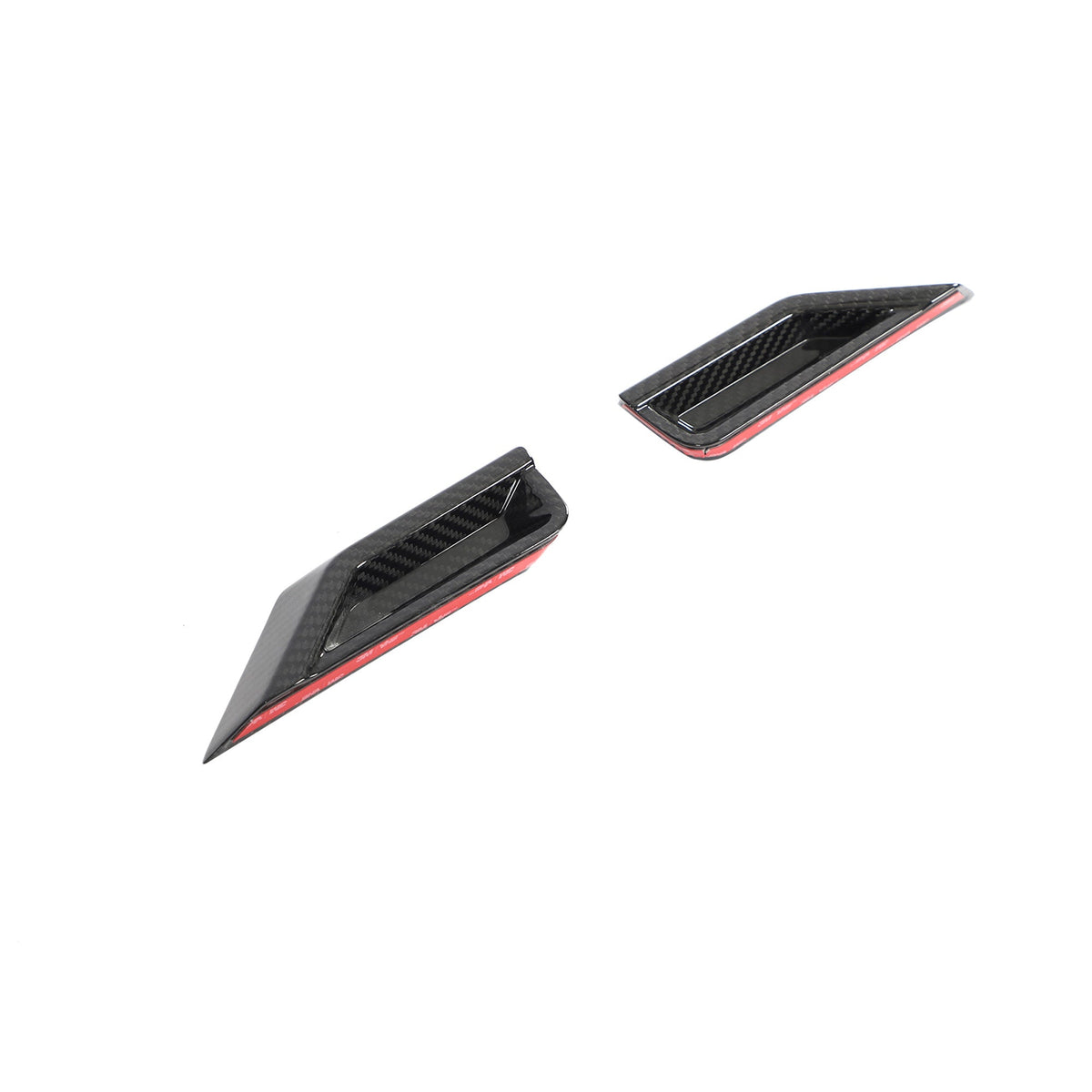 BMW G87 M2 CARBON FIBRE FRONT HEAD LIGHT ADD ON - CT DESIGN-Accessories-CT CARBON-CT Carbon - High-quality carbon fiber and gloss black aerodynamic parts for premium sports and luxury vehicles.