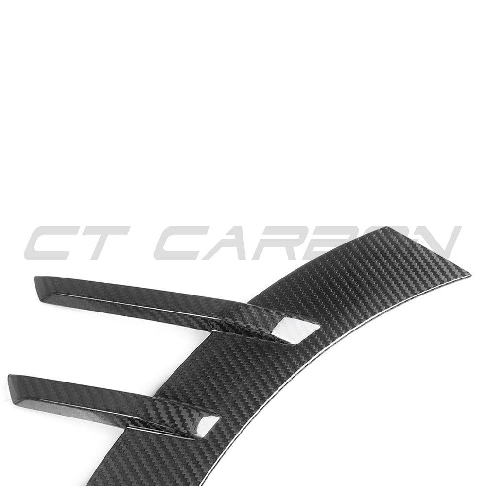 BMW G87 M2 CARBON FIBRE FRONT SIDE FENDER TRIM-Accessories-CT CARBON-CT Carbon - High-quality carbon fiber and gloss black aerodynamic parts for premium sports and luxury vehicles.