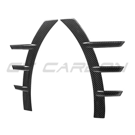 BMW G87 M2 CARBON FIBRE FRONT SIDE FENDER TRIM-Accessories-CT CARBON-CT Carbon - High-quality carbon fiber and gloss black aerodynamic parts for premium sports and luxury vehicles.