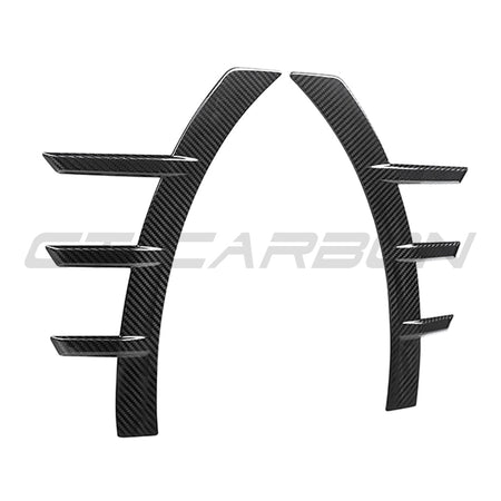 BMW G87 M2 CARBON FIBRE FRONT SIDE FENDER TRIM-Accessories-CT CARBON-CT Carbon - High-quality carbon fiber and gloss black aerodynamic parts for premium sports and luxury vehicles.