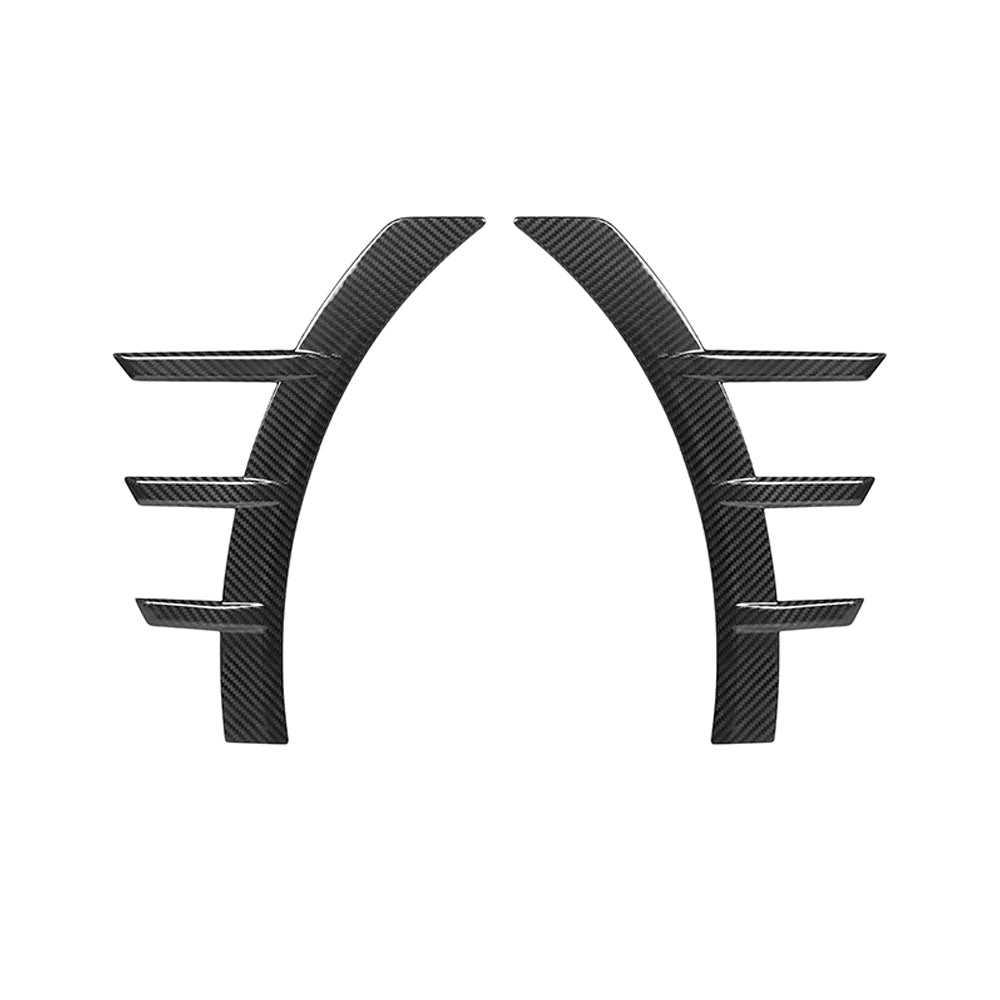 BMW G87 M2 CARBON FIBRE FRONT SIDE FENDER TRIM-Accessories-CT CARBON-CT Carbon - High-quality carbon fiber and gloss black aerodynamic parts for premium sports and luxury vehicles.