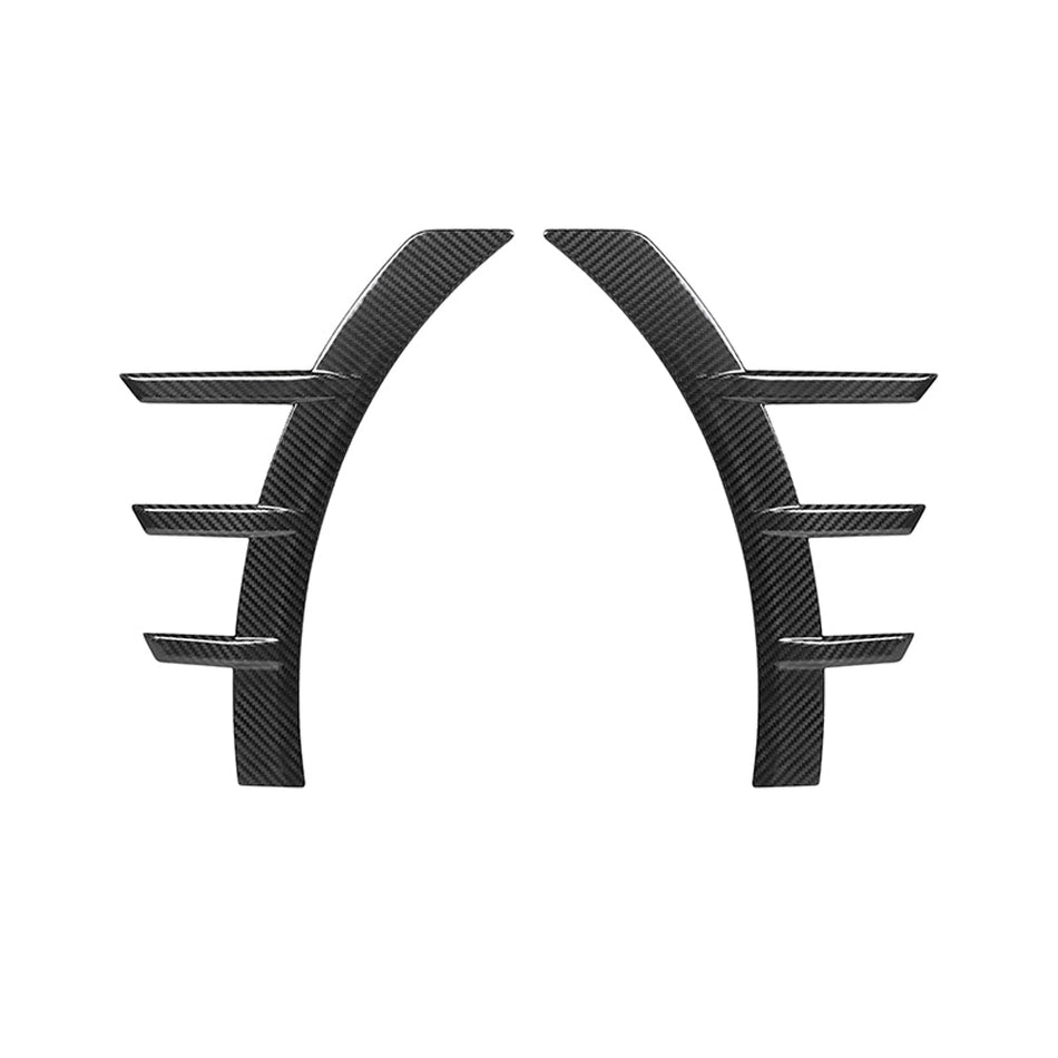BMW G87 M2 CARBON FIBRE FRONT SIDE FENDER TRIM-Accessories-CT CARBON-CT Carbon - High-quality carbon fiber and gloss black aerodynamic parts for premium sports and luxury vehicles.
