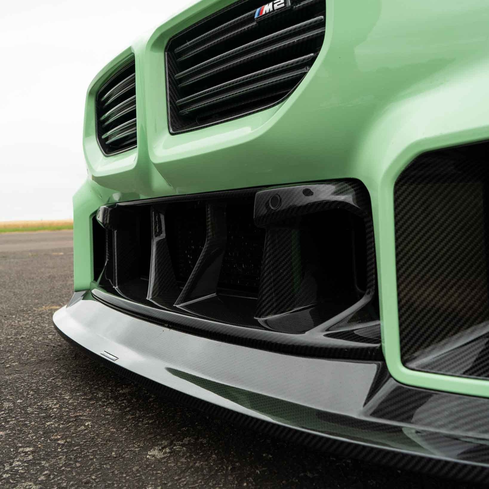 BMW G87 M2 CARBON FIBRE LOWER GRILLE - CT DESIGN-Accessories-CT CARBON-CT Carbon - High-quality carbon fiber and gloss black aerodynamic parts for premium sports and luxury vehicles.