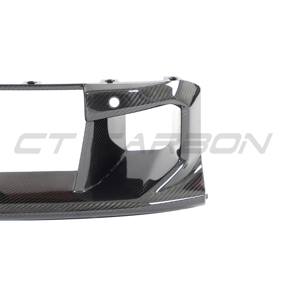 BMW G87 M2 CARBON FIBRE LOWER GRILLE - CT DESIGN-Accessories-CT CARBON-CT Carbon - High-quality carbon fiber and gloss black aerodynamic parts for premium sports and luxury vehicles.