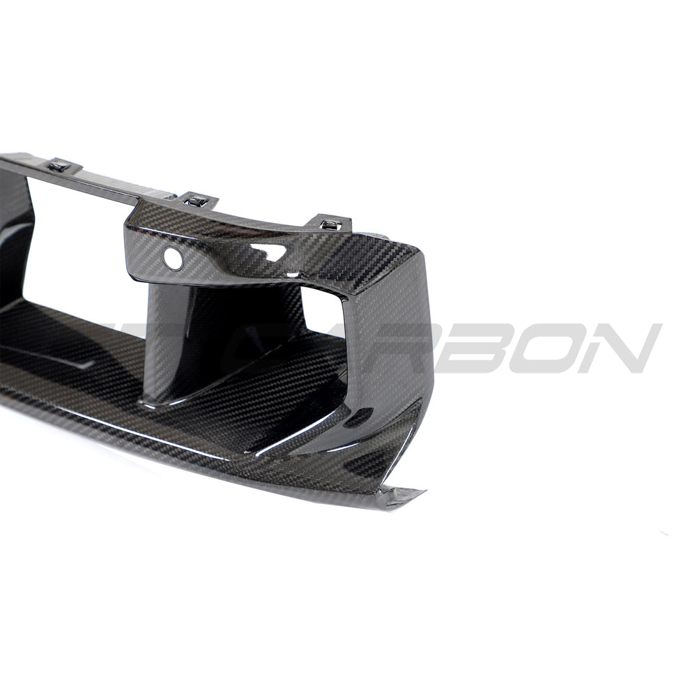 BMW G87 M2 CARBON FIBRE LOWER GRILLE - CT DESIGN-Accessories-CT CARBON-CT Carbon - High-quality carbon fiber and gloss black aerodynamic parts for premium sports and luxury vehicles.