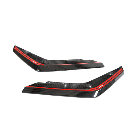 BMW G87 M2 CARBON FIBRE REAR BUMPER CORNERS - CT DESIGN-Accessories-CT CARBON-CT Carbon - High-quality carbon fiber and gloss black aerodynamic parts for premium sports and luxury vehicles.
