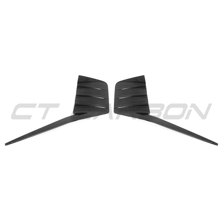 BMW G87 M2 CARBON FIBRE REAR BUMPER TRIM-Accessories-CT CARBON-CT Carbon - High-quality carbon fiber and gloss black aerodynamic parts for premium sports and luxury vehicles.