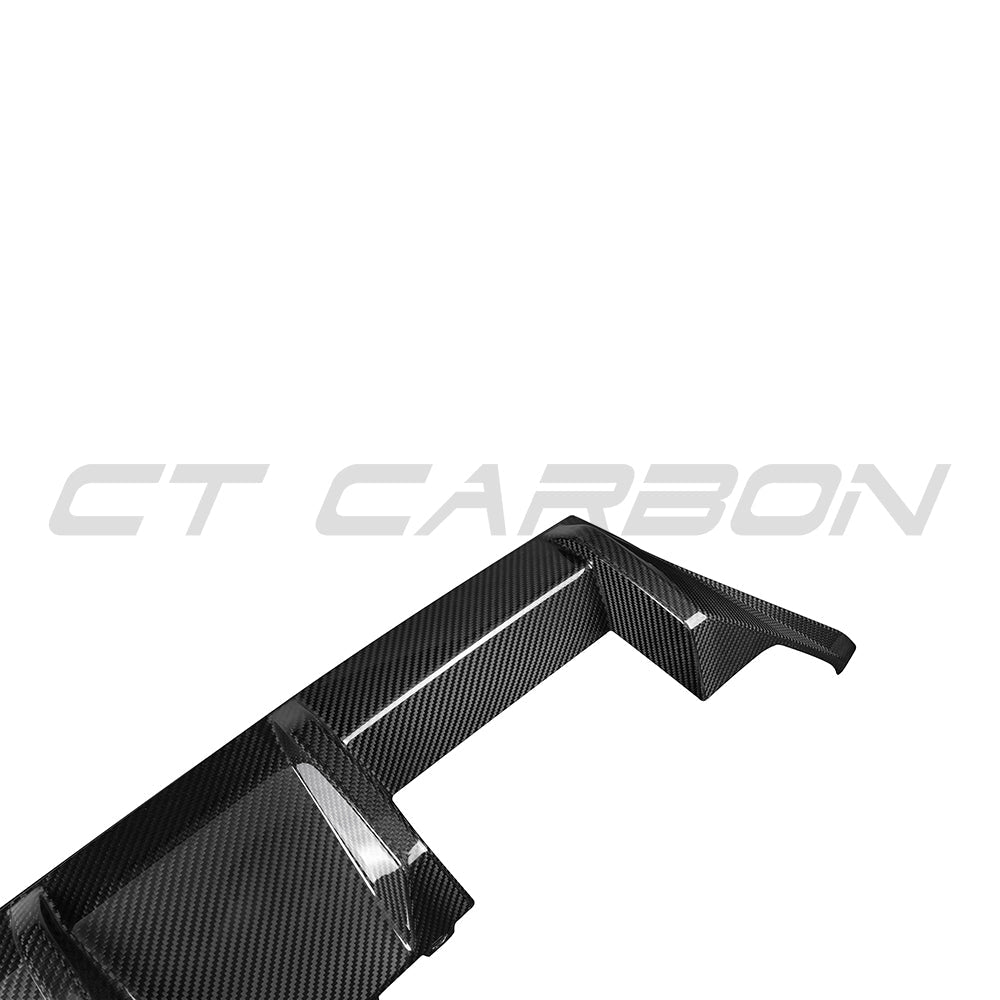 BMW G87 M2 CARBON FIBRE REAR DIFFUSER- MP STYLE-Diffuser-CT CARBON-CT Carbon - High-quality carbon fiber and gloss black aerodynamic parts for premium sports and luxury vehicles.