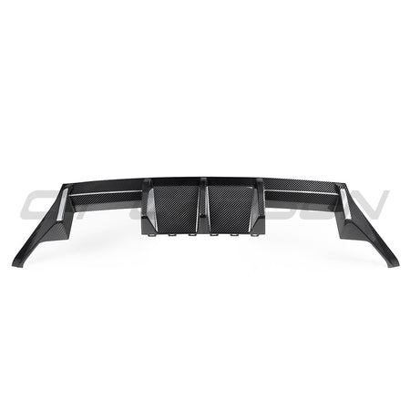 BMW G87 M2 CARBON FIBRE REAR DIFFUSER- MP STYLE-Diffuser-CT CARBON-CT Carbon - High-quality carbon fiber and gloss black aerodynamic parts for premium sports and luxury vehicles.