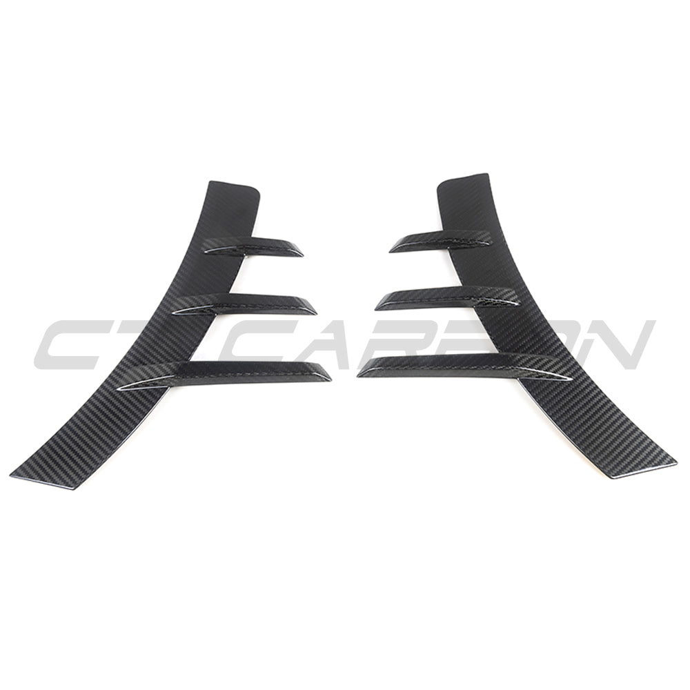 BMW G87 M2 CARBON FIBRE REAR SIDE FENDER TRIM-Accessories-CT CARBON-CT Carbon - High-quality carbon fiber and gloss black aerodynamic parts for premium sports and luxury vehicles.