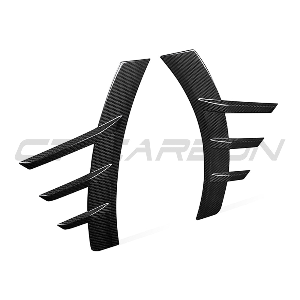 BMW G87 M2 CARBON FIBRE REAR SIDE FENDER TRIM-Accessories-CT CARBON-CT Carbon - High-quality carbon fiber and gloss black aerodynamic parts for premium sports and luxury vehicles.