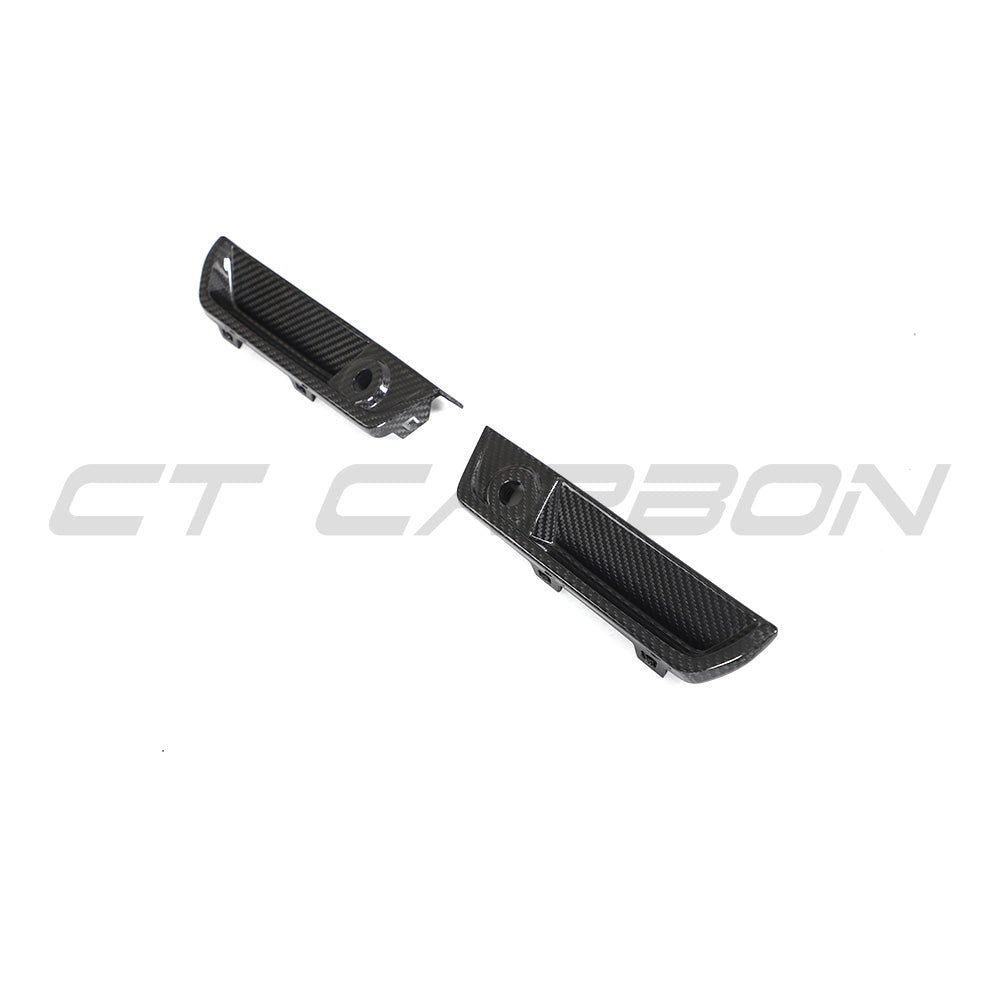BMW G87 M2 CARBON FIBRE REFLECTOR DELETE - CT DESIGN-Accessories-CT CARBON-CT Carbon - High-quality carbon fiber and gloss black aerodynamic parts for premium sports and luxury vehicles.