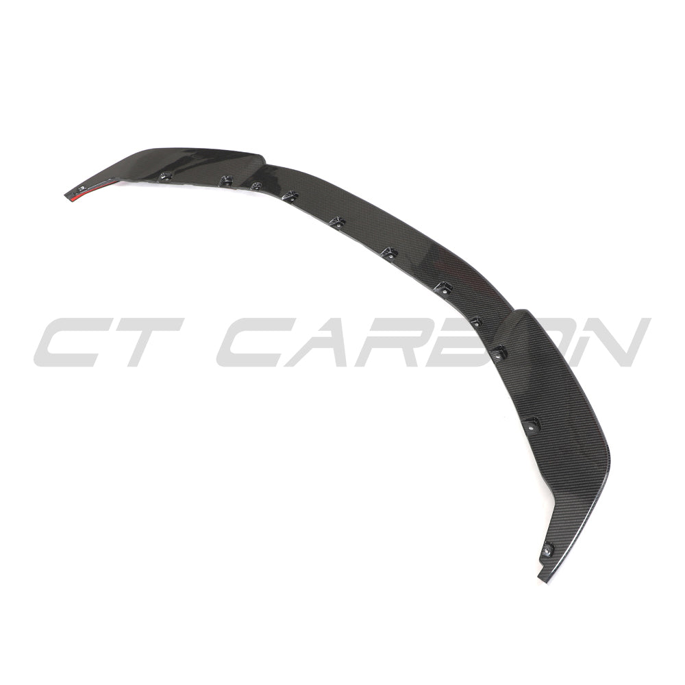 BMW G87 M2 CARBON FIBRE SPLITTER - CT DESIGN 1 PIECE-Splitter-CT CARBON-CT Carbon - High-quality carbon fiber and gloss black aerodynamic parts for premium sports and luxury vehicles.