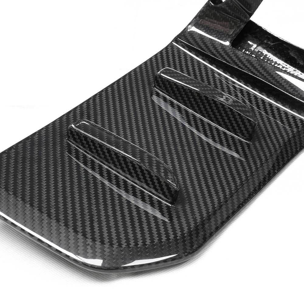 BMW G87 M2 CARBON FIBRE SPLITTER - MP STYLE-Splitter-CT CARBON-CT Carbon - High-quality carbon fiber and gloss black aerodynamic parts for premium sports and luxury vehicles.
