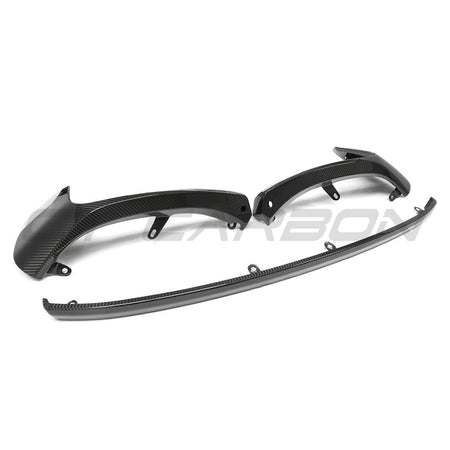 BMW G87 M2 CARBON FIBRE SPLITTER - MP STYLE-Splitter-CT CARBON-CT Carbon - High-quality carbon fiber and gloss black aerodynamic parts for premium sports and luxury vehicles.
