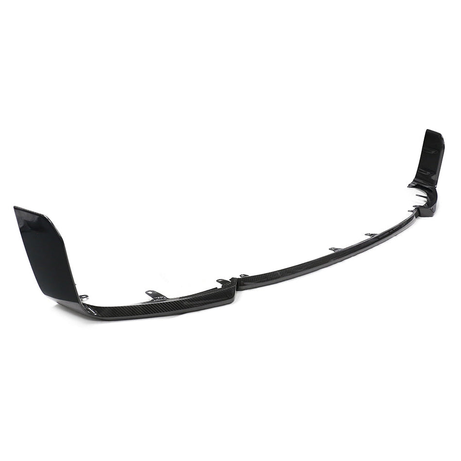 BMW G87 M2 CARBON FIBRE SPLITTER - MP STYLE-Splitter-CT CARBON-CT Carbon - High-quality carbon fiber and gloss black aerodynamic parts for premium sports and luxury vehicles.