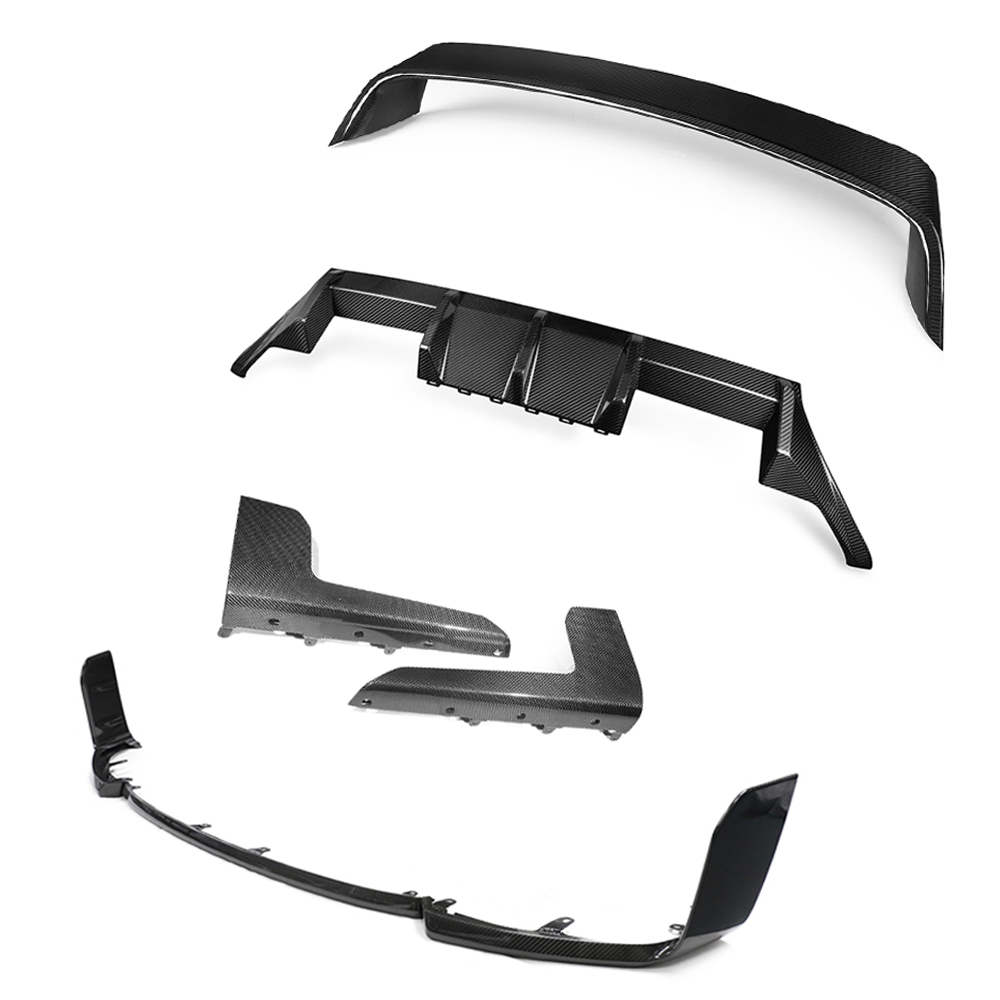 BMW G87 M2 FULL CARBON FIBRE KIT - MP STYLE-Kit-CT CARBON-CT Carbon - High-quality carbon fiber and gloss black aerodynamic parts for premium sports and luxury vehicles.