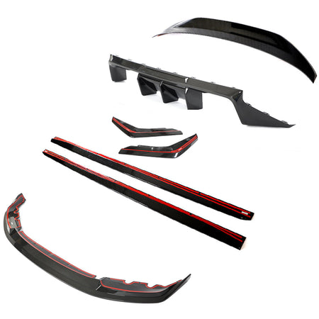 BMW G87 M2 FULL CARBON FIBRE KIT V2 - CT DESIGN-Kit-CT CARBON-CT Carbon - High-quality carbon fiber and gloss black aerodynamic parts for premium sports and luxury vehicles.