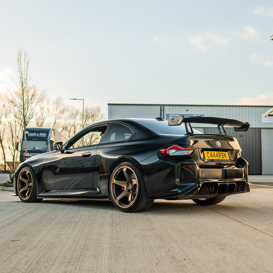 BMW G87 M2 & G42 2 SERIES CARBON FIBRE SWAN NECK WING - CT DESIGN