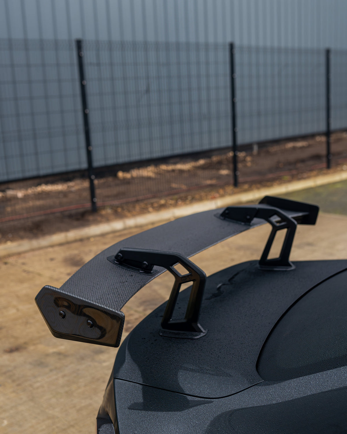 BMW G87 M2 & G42 2 SERIES CARBON FIBRE SWAN NECK WING - CT DESIGN-Spoiler-CT CARBON-CT Carbon - High-quality carbon fiber and gloss black aerodynamic parts for premium sports and luxury vehicles.