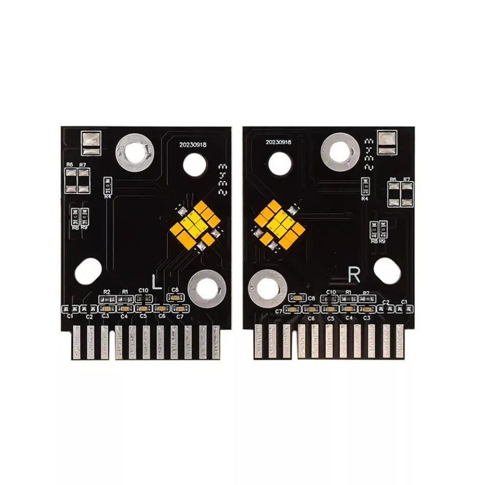 BMW G87 M2 YELLOW ADAPTIVE MODULE SET (2022+)-DRL-CT CARBON-CT Carbon - High-quality carbon fiber and gloss black aerodynamic parts for premium sports and luxury vehicles.