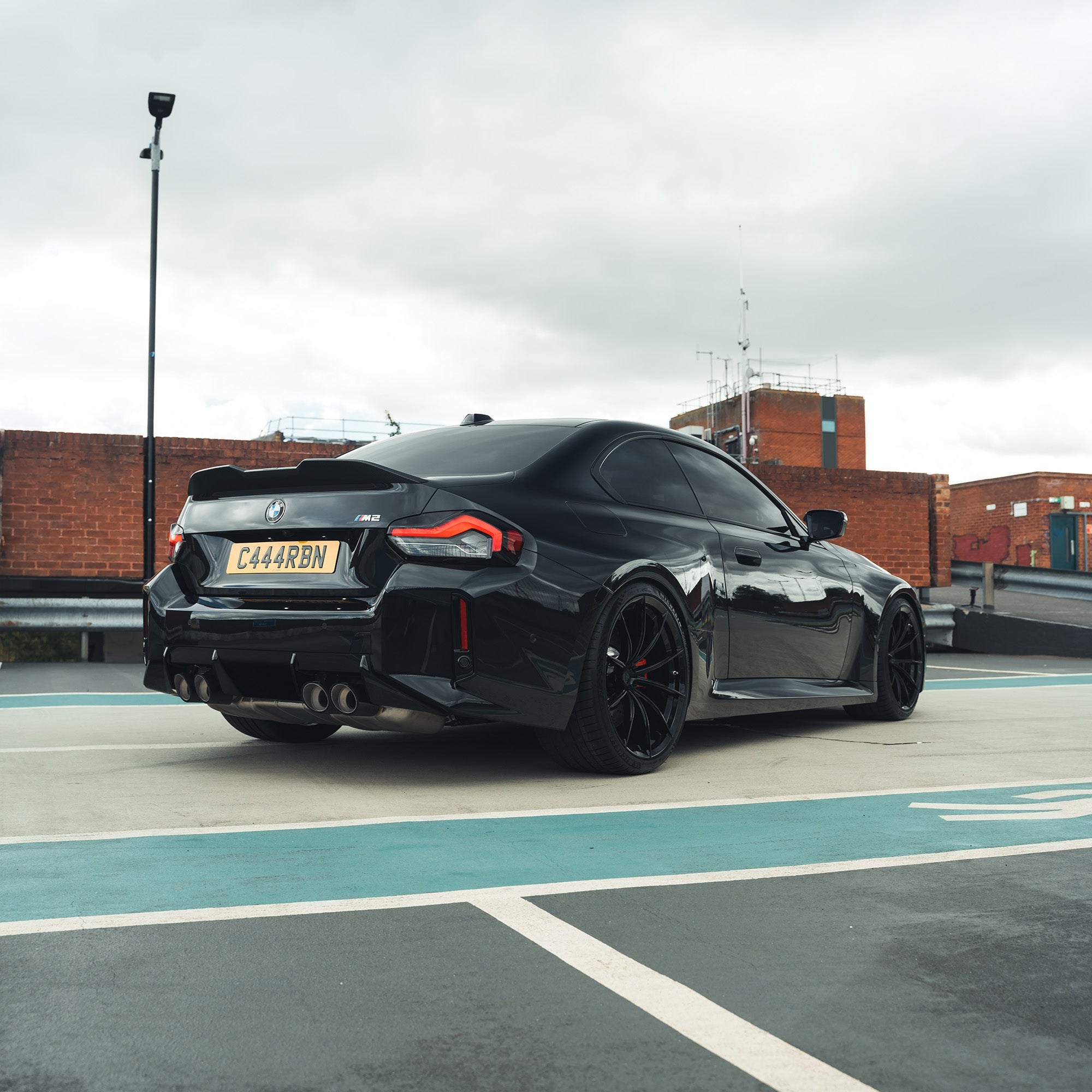 BMW G87 M2/G42 2 SERIES CARBON FIBRE SPOILER - MP STYLE-Spoiler-CT CARBON-CT Carbon - High-quality carbon fiber and gloss black aerodynamic parts for premium sports and luxury vehicles.