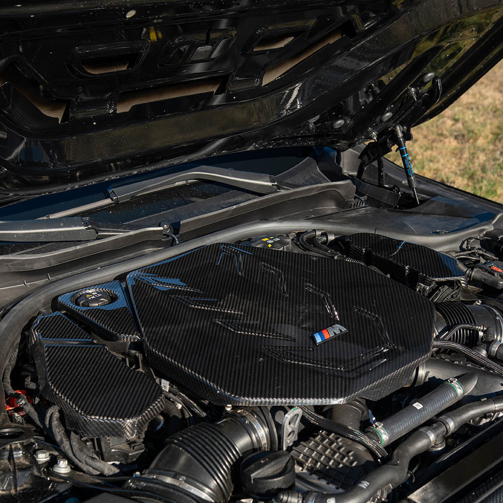 BMW G90/G99 M5 2024+ CARBON FIBRE ENGINE BAY COVERS